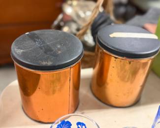 Copper Colored Canisters