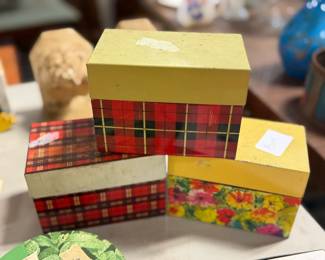 Vintage Recipe Card Boxes