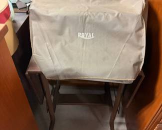 Royal Typewriter On Stand