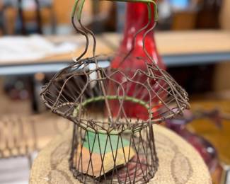 French Wire Egg Basket 