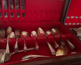 vintage silverplate flatware
