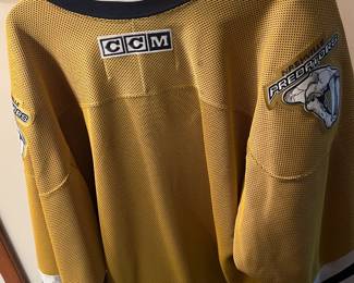 CCM Nashville Predators "Mustard Cat" third jersey