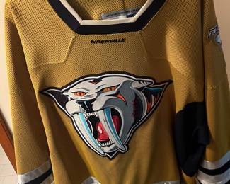 CCM Nashville Predators "Mustard Cat" third jersey
