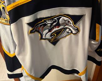 vintage Nashville Predators CCM hockey jersey