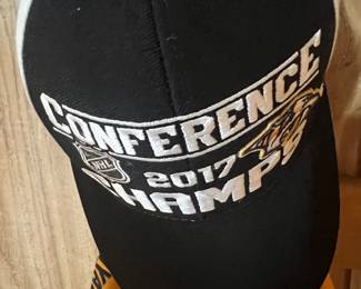 Nashville Predators Reebok NHL 2017 Western Conference Champions hat