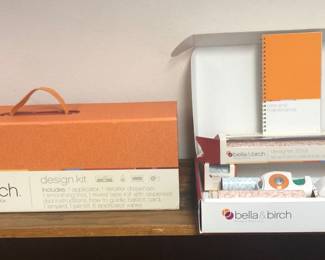 *Quilting Racks, Vintage Spool Holder, Notions, Pfaff Sewing Machine, Bella & Birch Wallpaper Designing Kit
