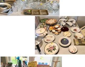 * Misc Kitchenware, Decorative Plates, Cakeplate etc. 