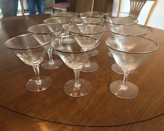 *Nice Sets of Libbey, Fostoria & More Glasses