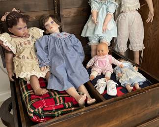 Hand made porcelain dolls