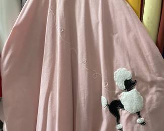 Vintage poodle skirt