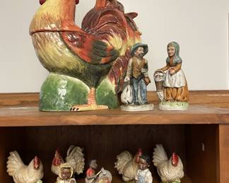 Rooster cookie jar