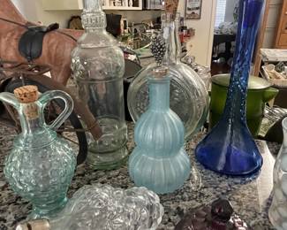 Cobalt decanter