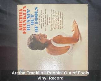 Aretha Franklin  Runnin Out of Fools Vinyl Record second image