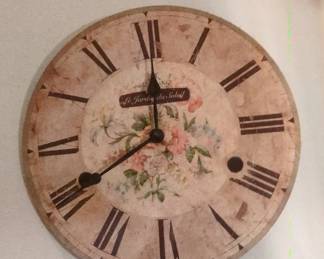 Howard Miller Le Jardin du Soleil Wall Clock