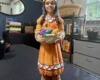 Native American Harvest Couple Figurines third image