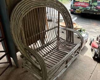 Rustic Willow Twig Armchair