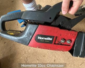 Homelite cc Chainsaw second image