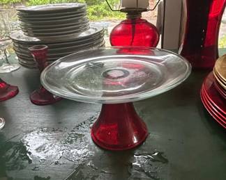 Anchor Hocking Presence Clear Tiered Platter Set
