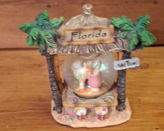 Florida Themed Musical Snow Globe
