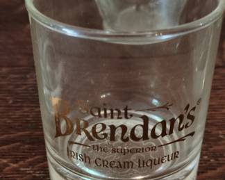 Saint Brendans Irish Cream Liqueur Shot Glass