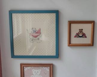 Vintage CrossStitch and Lace Art Collection