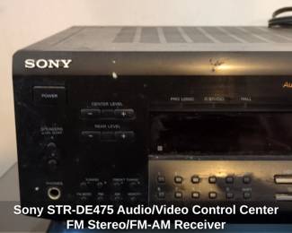 Sony STRDE Audio or Video Control Center FM Stereo or FMAM Receiver second image