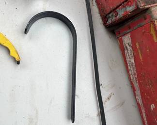 Assorted Metal Garden Hooks and Accessories