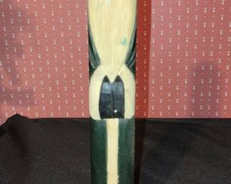 HandCarved Wooden Santa Claus Figurine