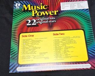 Music Power Original Hits by Original Stars Vinyl Record