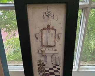 C. Winterle Olson Framed Bathroom Print