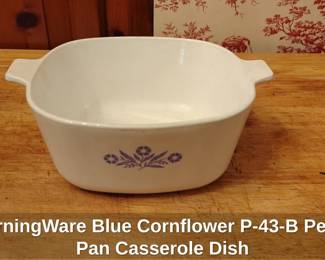 CorningWare Blue Cornflower PB Petite Pan Casserole Dish