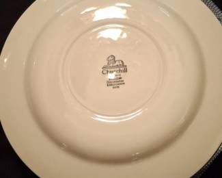 Churchill Willow Pattern Dinner Plate second image