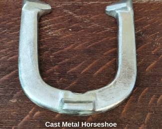 Cast Metal Horseshoe