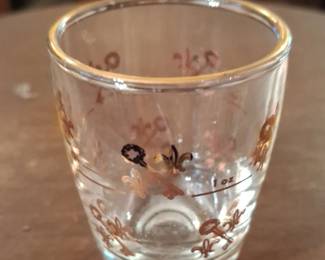 Fleurdelis Shot Glasses Set