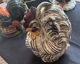 Ceramic Rooster Cookie Jar second image