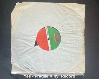 Yes  Fragile Vinyl Record