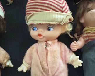 Vintage Child Doll in Pink Pajamas