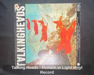Talking Heads  Remain in Light Vinyl Record second image