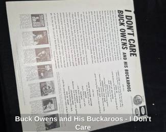 Buck Owens and His Buckaroos  I Dont Care second image