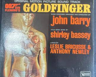 Ian Flemings Goldfinger Original Motion Picture Sound Track Vinyl Record