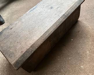 Vintage Metal Planter Box with Lid second image