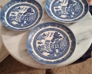Johnson Brothers Willow Pattern Plates