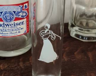 Budweiser King of Beers Glass with Golfer Graphic