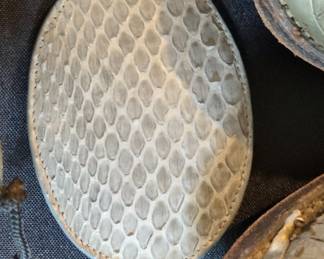 Tony Lama Python Skin Belt Buckle
