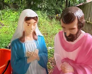 Vintage Empire Blow Mold Nativity Scene Set second image