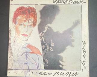 David Bowie Scary Monsters and Super Creeps Vinyl Record Album