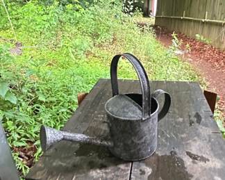 Vintage Galvanized Watering Can