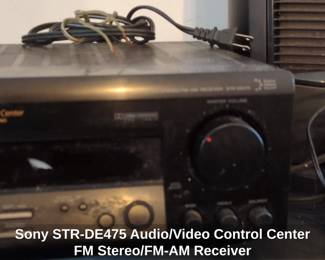 Sony STRDE Audio or Video Control Center FM Stereo or FMAM Receiver fourth image