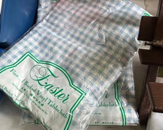 Easter Flannel Backed Vinyl Tablecloth second image