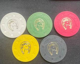 Vintage Poker Chip Set with Case third image